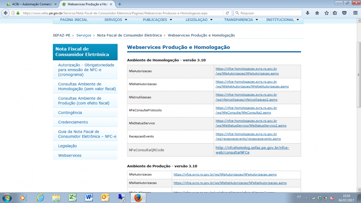 servidor homologacao sefaz pe nfce.png