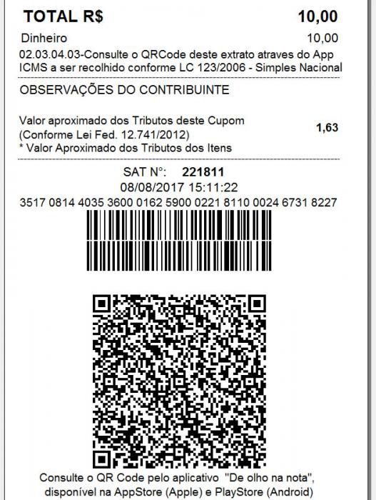 Emissão correta do Extrato CF-e-SAT/SP para contribuintes 