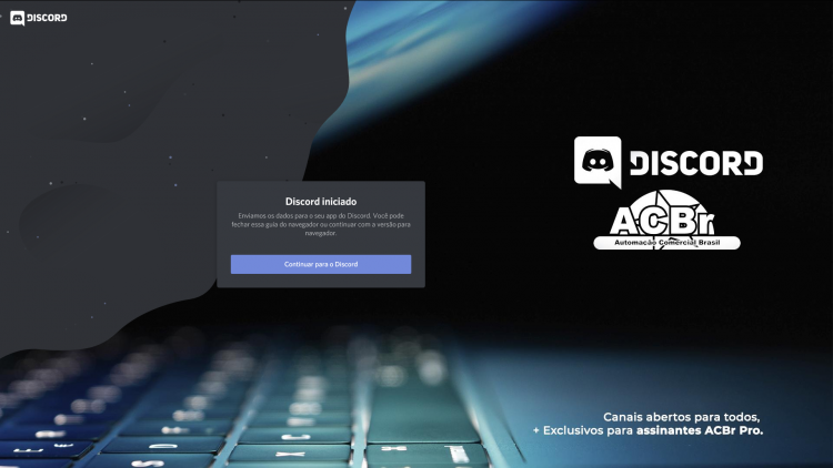 Projeto ACBr agora tem Servidor no Discord - Notícias do ACBr