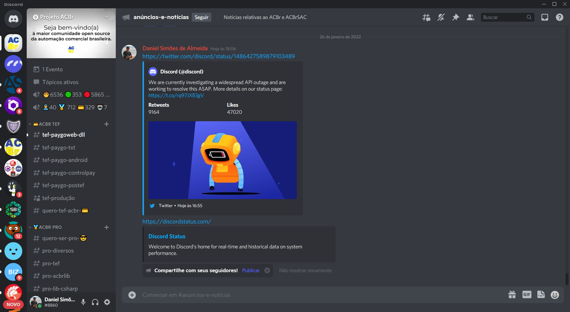 Discord volta atrás e libera atividades do grupo WallStreetBets