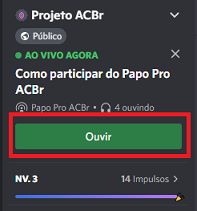 Projeto ACBr agora tem Servidor no Discord - Notícias do ACBr - Projeto ACBr