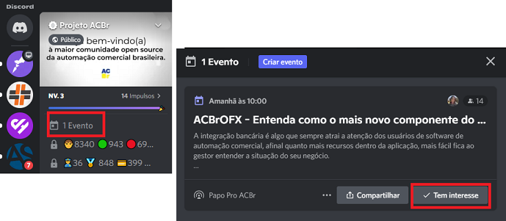 Projeto ACBr agora tem Servidor no Discord - Notícias do ACBr