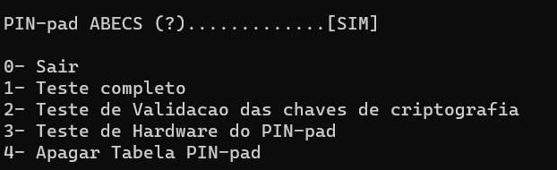 Pin em teste